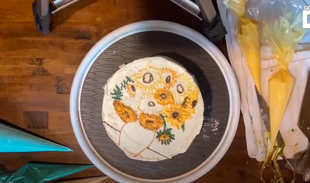 La muchacha es ingeniera de profesión, pero una apasionada por la pastelería. Foto: Katie Shannon / Caters Clips