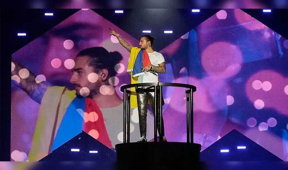 Maluma celebra su 'retiro musical' junto a famoso cantante colombiano [VIDEO]