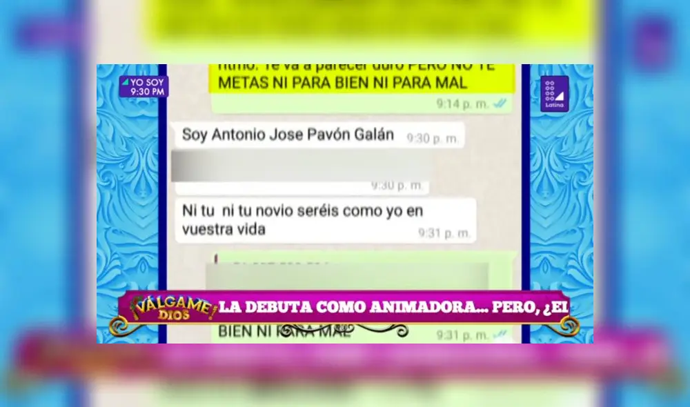 Antonio Pavón da su descargo tras llamar "india marginal" a la influencer Aneth Acosta