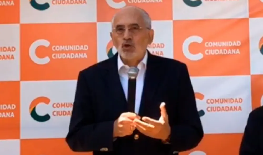 Carlos Mesa, candidato de Comunidad Ciudadana (CC), admitió su derrota a la Presidencia de Bolivia. Foto: Captura /Opinión Bolivia Carlos Mesa, candidato de Comunidad Ciudadana (CC), admitió su derrota a la Presidencia de Bolivia. Foto: Captura /Opinión Bolivia