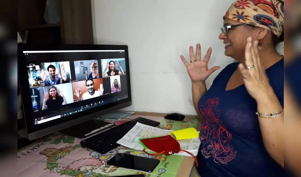 Patricia Pozo es una educadora sorda que también promueve este proyecto. Foto: Andina