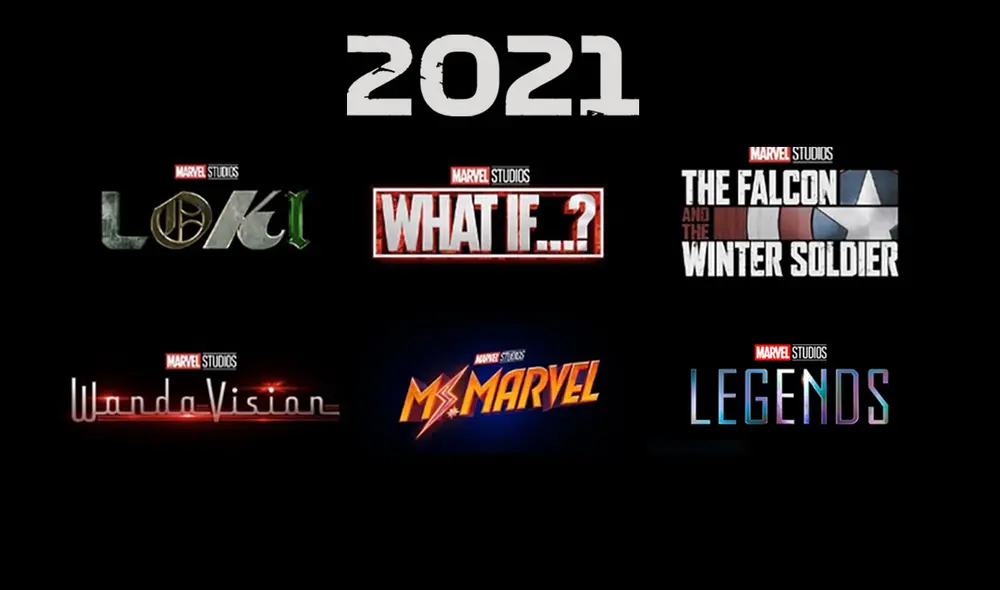 Seis series de Marvel Studios podrán verse en Disney Plus en 2021. Foto: Marvel Studios