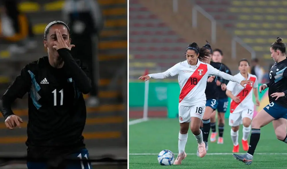 Mariana Larroquette anotó un triplete de goles en la victoria de Argentina sobre Perú en fútbol femenino de los Juegos Panamericanos Lima 2019.