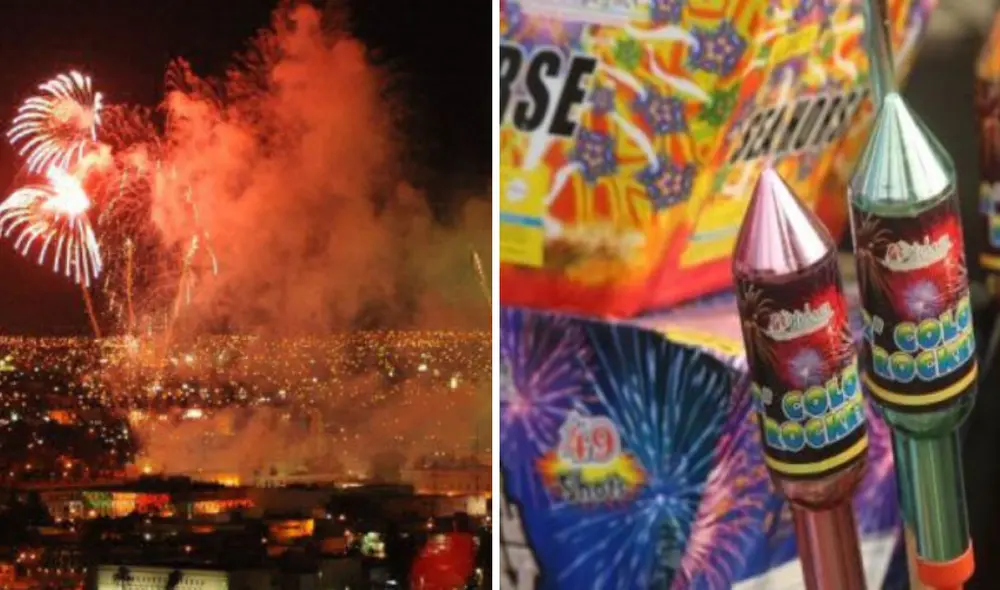 Pirotecnia por fin de año: uso de pirotécnicos aumentó en 60% contaminación del aire en Lima Metropolitana, según Senamhi | Año Nuevo | Navidad. Foto: composición LR/Exitosa Noticias/referencial/TV Perú