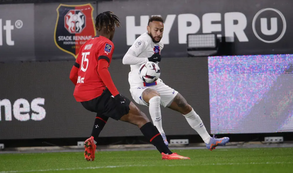 PSG y Rennes se fueron al descanso con el marcador en cero en el estadio Roazhon Park. Foto: PSG