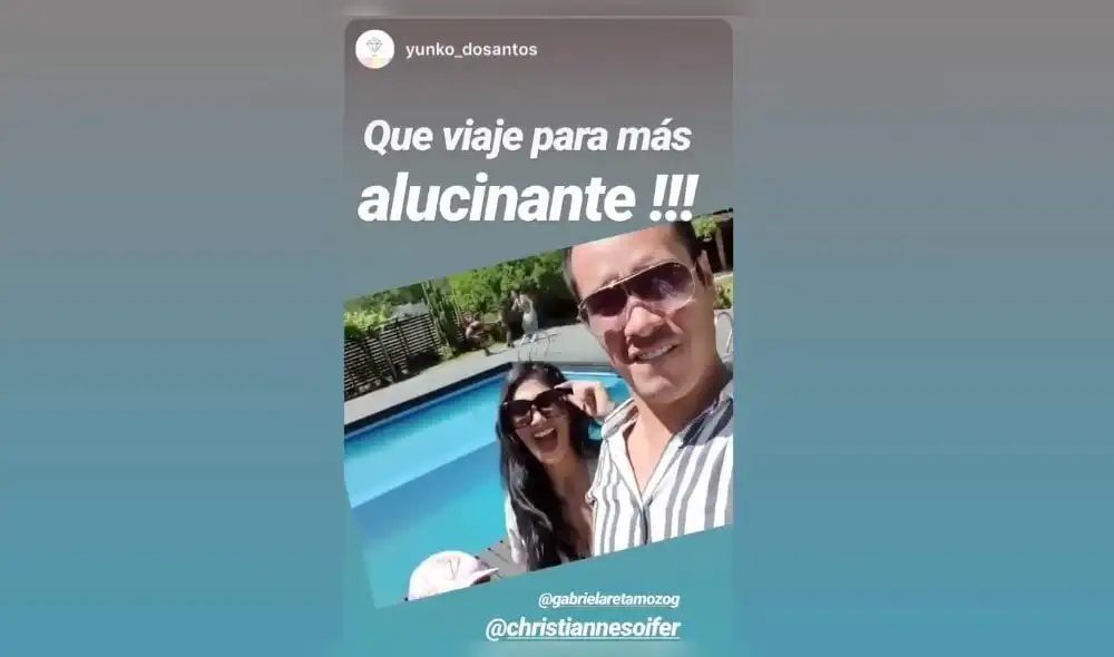 Chris Soifer recibe anillo de compromiso en Chile tras bajar de peso. Fuente: Instagram
