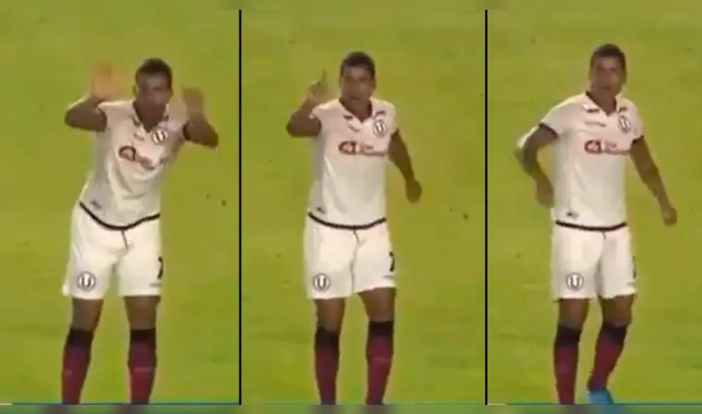 Universitario: Alexander Succar es captado pidiéndole a Gregorio Pérez que no lo cambie y anota el gol del triunfo.
