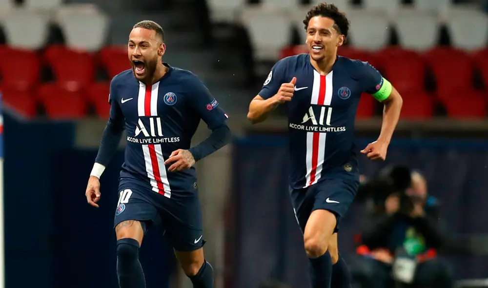 Neymar marcó el primer gol del PSG en el partido contra el Borussia Dortmund por la vuelta de los octavos de final de la Champions League. | Foto: AFP Neymar marcó el primer gol del PSG en el partido contra el Borussia Dortmund por la vuelta de los octavos de final de la Champions League. | Foto: AFP