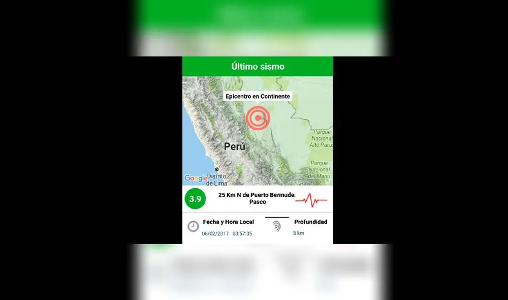IGP lanza aplicativo para informar sobre sismos en tiempo real