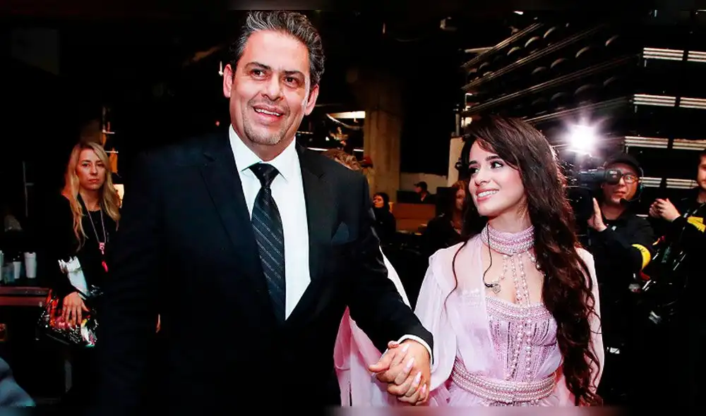 Camila Cabello y su padre en los Grammy 2020 Camila Cabello y su padre en los Grammy 2020