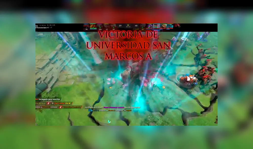 Equipo A de la UNMSM ganó la serie bo3 a la UPN con un score de 2 - 1. Foto: FEDUP. Equipo A de la UNMSM ganó la serie bo3 a la UPN con un score de 2 - 1. Foto: FEDUP.