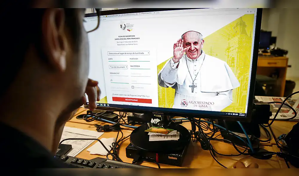 Entradas para misa del papa Francisco se darán desde este lunes 18