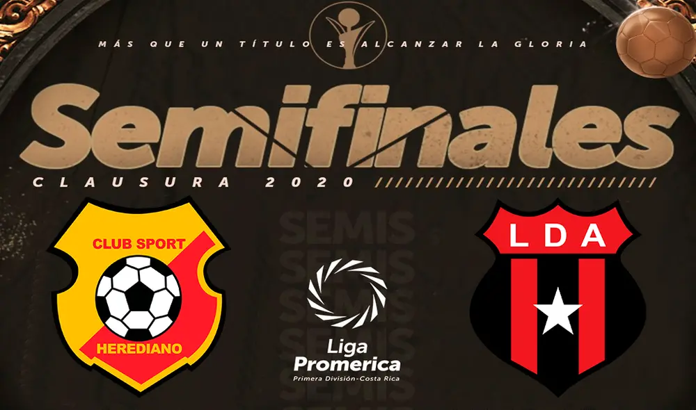 Sigue aquí EN VIVO ONLINE la semifinal de vuelta Herediano vs. Alajuelense por el Torneo Clausura 2020 de Costa Rica. | Foto: @UnafutOficial