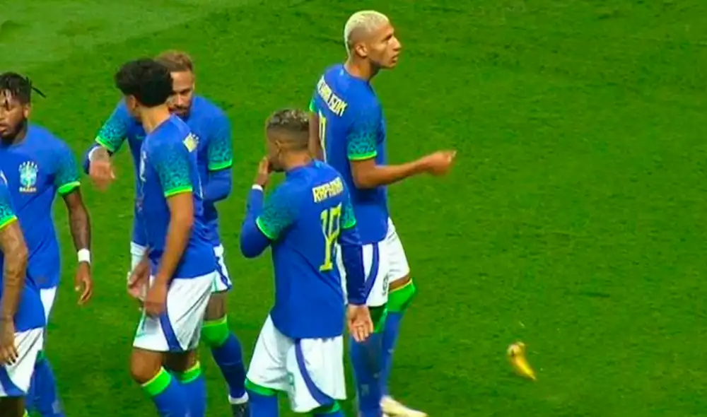 Richarlison anotó el 2-1 a favor de Brasil contra Túnez. Foto: captura