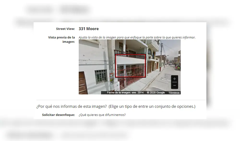 Desliza para ver los pasos para censurar tu casa de Google Maps. Foto: Captura.