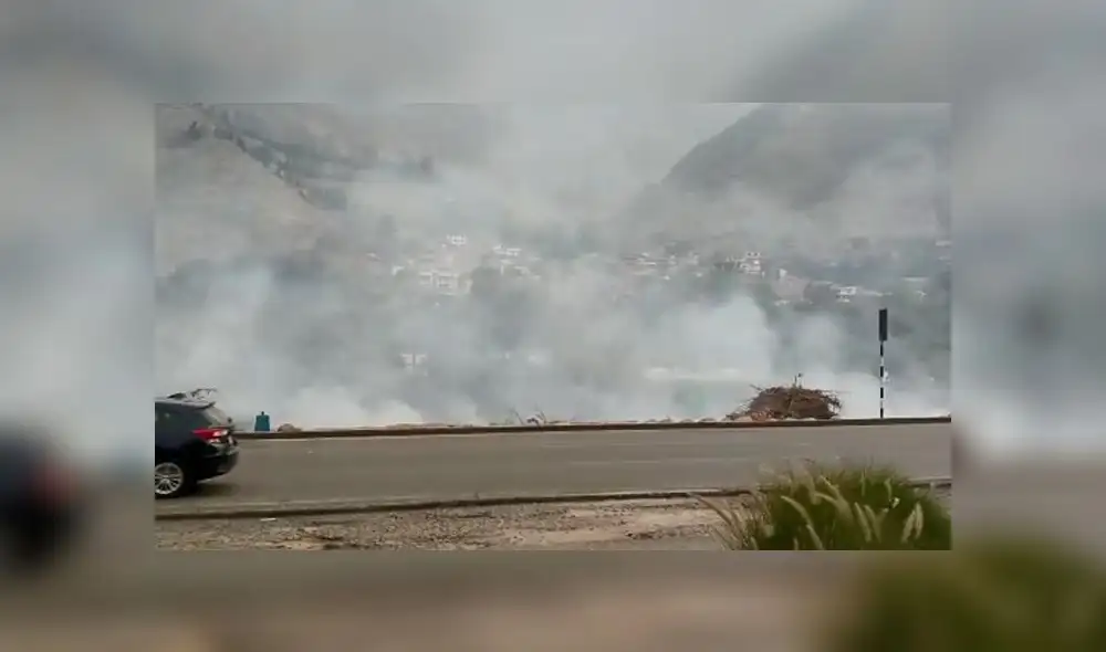 #YoDenuncio: humareda genera pánico y malestar en vecinos de Chaclacayo [VIDEO]