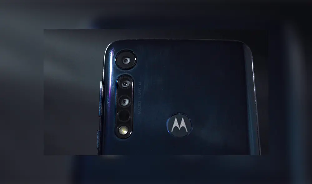 Motorola One Macro: Set de cuatro cámaras traseras. | Foto: Carol Larrain.