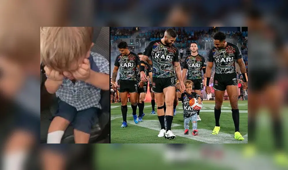 Quaden Bayles recibió las aplausos de los asistentes al estadio. Foto: Composición Quaden Bayles recibió las aplausos de los asistentes al estadio. Foto: Composición
