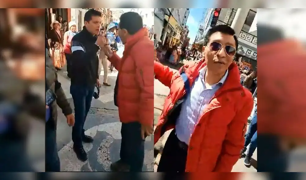 Moisés Mamani es increpado por ciudadanos en Puno y lo tildan de 'corrupto' [VIDEO]