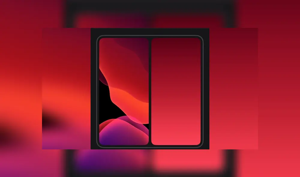 Si no consistente en dos pantallas que se unirán por una bisagra.