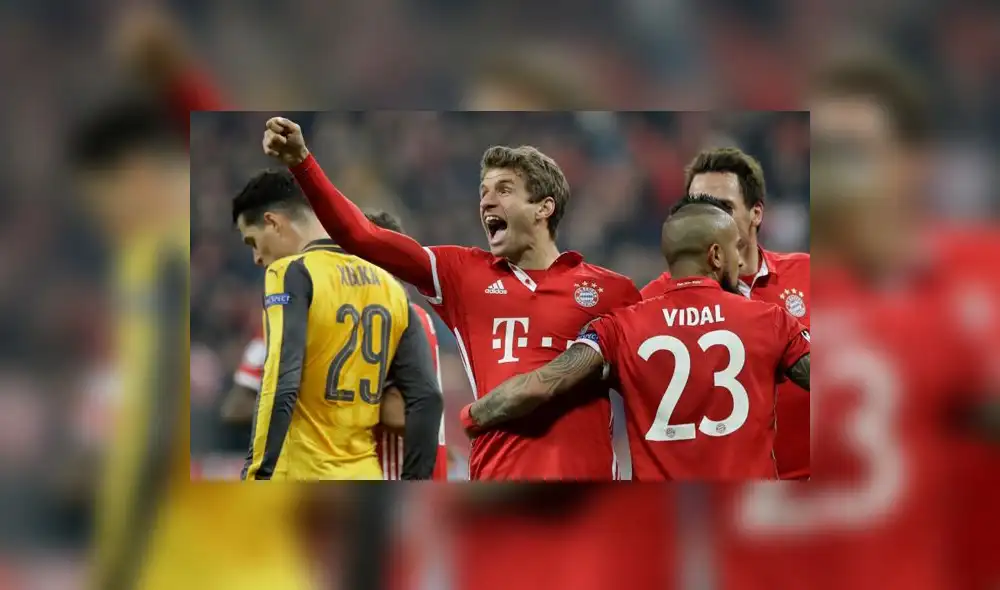 Bayern Múnich goleó 5-1 al Arsenal: 'bávaros' humillaron a 'gunners' y ponen un pie en cuartos de Champions League | VIDEO