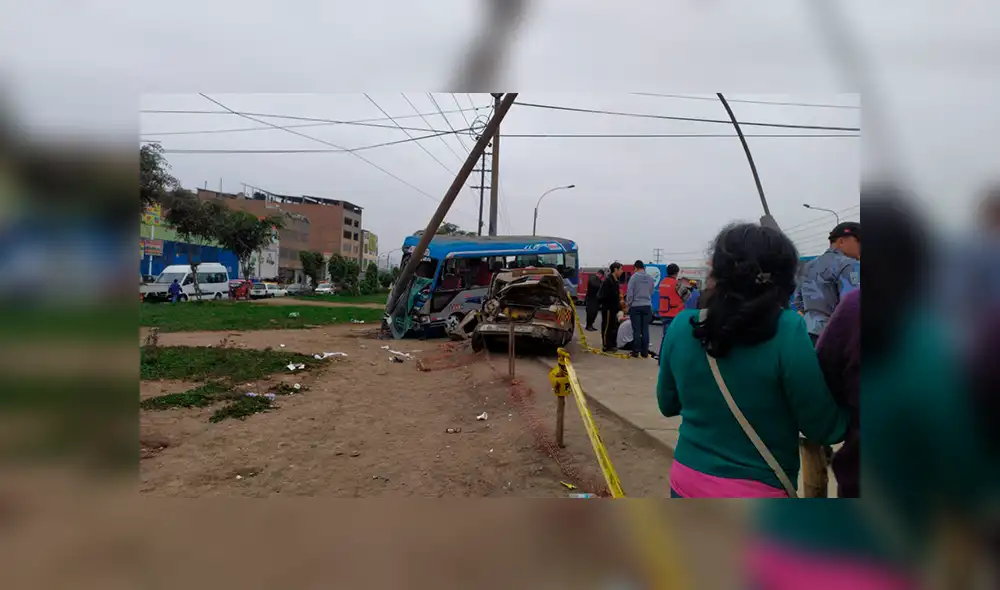 Los Olivos: accidente en la Panamericana Norte deja al menos 12 heridos [EN VIVO]