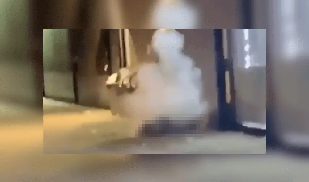 Las autoridades buscan al responsable del hecho. Foto: captura Twitter. Las autoridades buscan al responsable del hecho. Foto: captura Twitter.