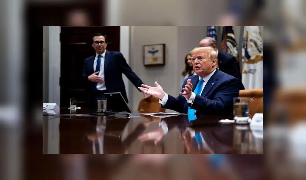 Donald Trump este martes en la Casa Blanca. Foto: EFE