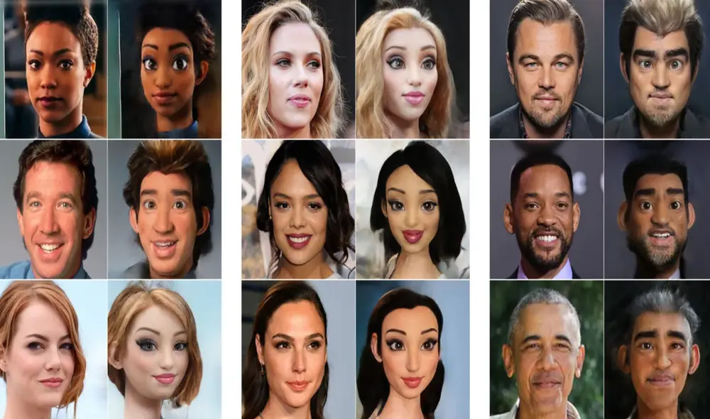 Gracias a este software podrás saber cómo lucirías si fueras un personaje animado de Disney. Foto: Toonify