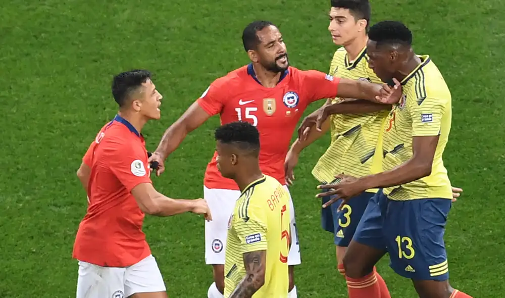 Chile y Colombia se enfrentan por los cuartos de final de la Copa América 2019. Chile y Colombia se enfrentan por los cuartos de final de la Copa América 2019.