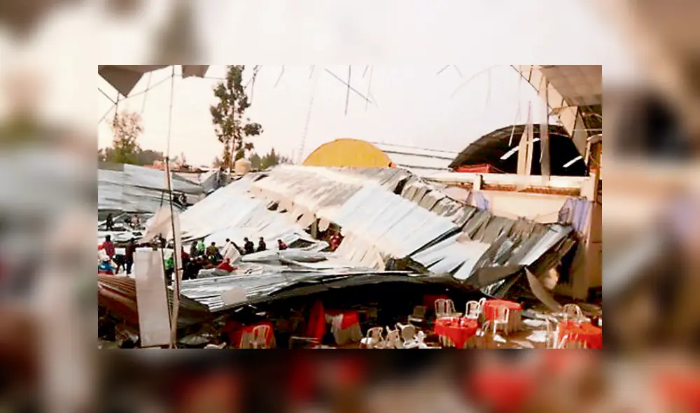 En Huancayo, derrumbe de techo deja seis muertos en fiesta patronal En Huancayo, derrumbe de techo deja seis muertos en fiesta patronal