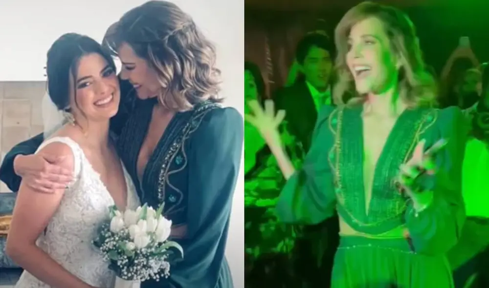 Karina Calmet, Isabella en "Al fondo hay sitio", feliz por el matrimonio de su hija. Foto: composición/ Karina Calmet/ Instagram