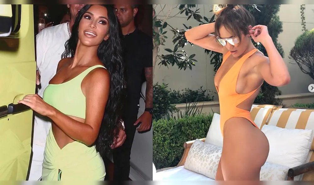 Kim Kardashian se declara fan del derrier de Jennifer Lopez al ver fotos  