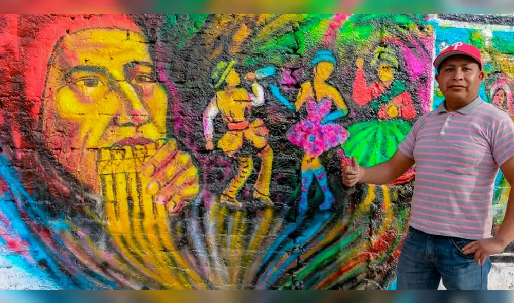 Artistas de Puno participaron en concurso de graffiti en honor a Virgen de la Candelaria [FOTOS]