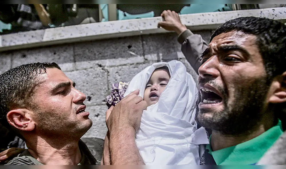 En la Franja de Gaza, la muerte viene del cielo