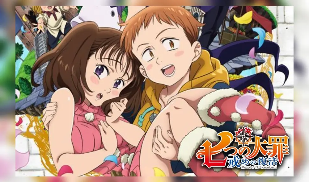 Manga final de Nanatsu no Taizai. Créditos: composición Manga final de Nanatsu no Taizai. Créditos: composición