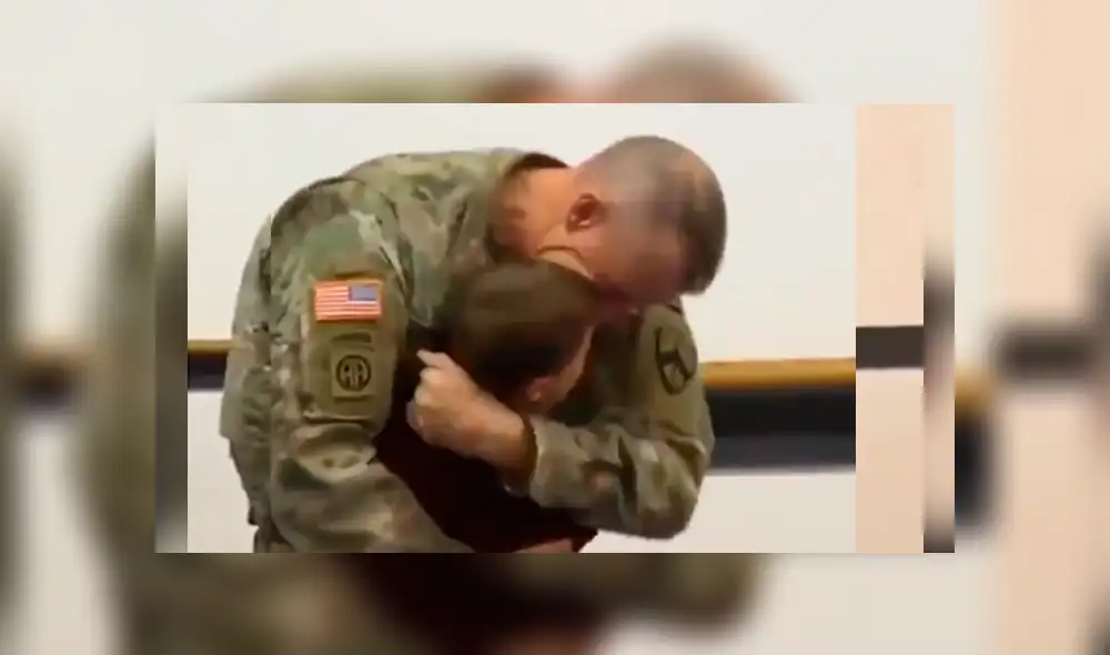 Facebook viral: padre militar vuelve de la guerra y tuvo emotivo reencuentro con su hijo [VIDEO] 