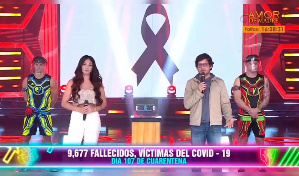 Esto es guerra dedica minuto de silencio a las víctimas de la COVID-19. Foto: captura