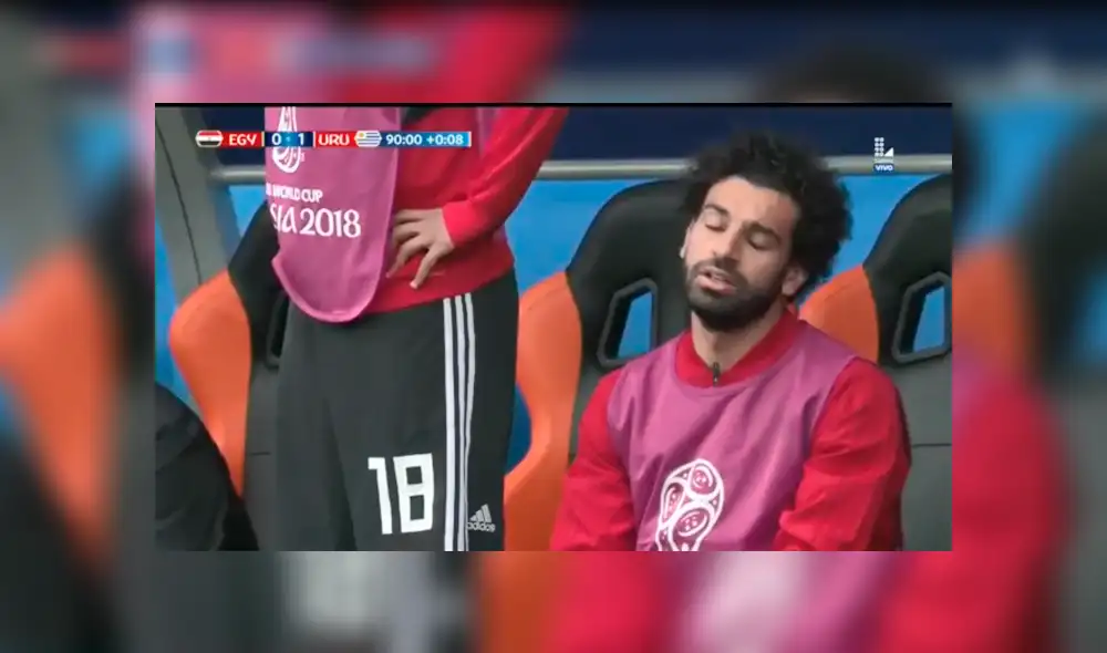 Mundial Rusia 2018: el gesto de Mohamed Salah tras el gol de Uruguay