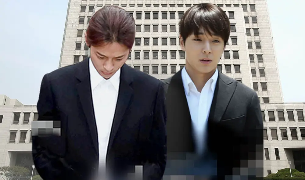 Jung Joon Young y Choi Jong Hoon fueron procesados por difundir video íntimos en un chat grupal de Kakaotalk. Créditos: Yonhap