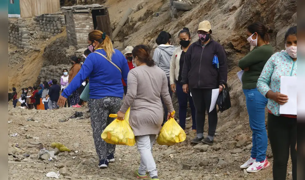La crisis sanitaria del coronavirus ha incrementado la pobreza en el país. (Foto: Carlos Contreras) La crisis sanitaria del coronavirus ha incrementado la pobreza en el país. (Foto: Carlos Contreras)