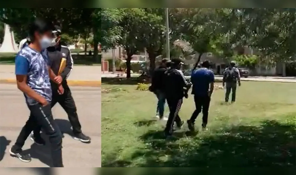 El detenido era un menor de 17 años y se encargaba de cobrar el dinero. Foto: Facebook.