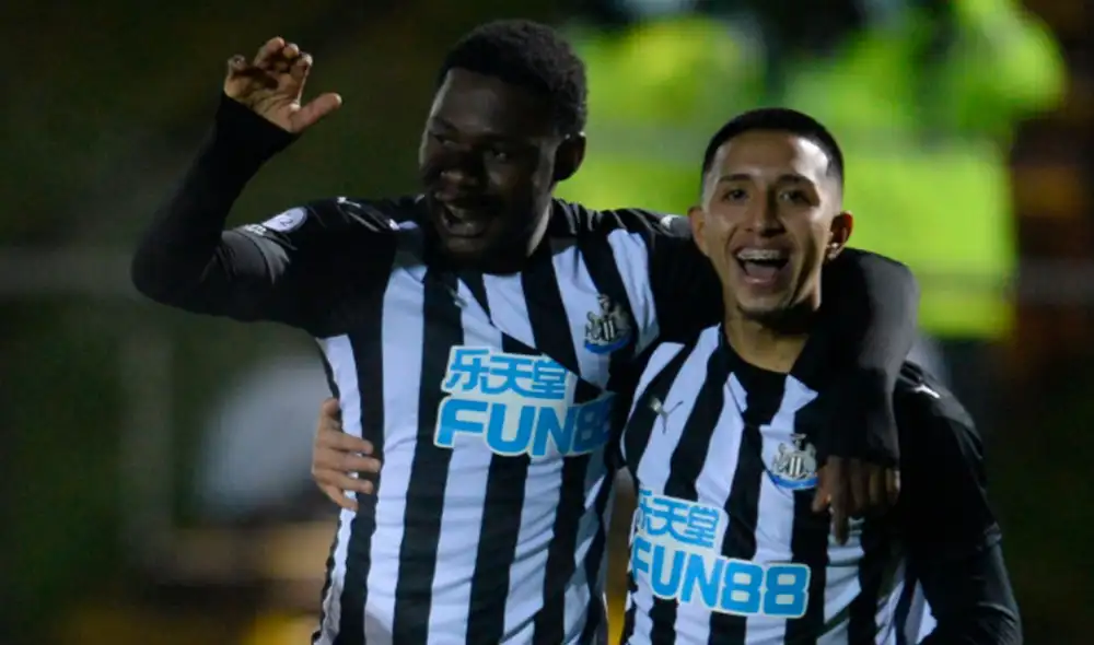 Rodrigo Vilca llegó a mitad de año al Newcastle. Foto: Twitter Nescatle