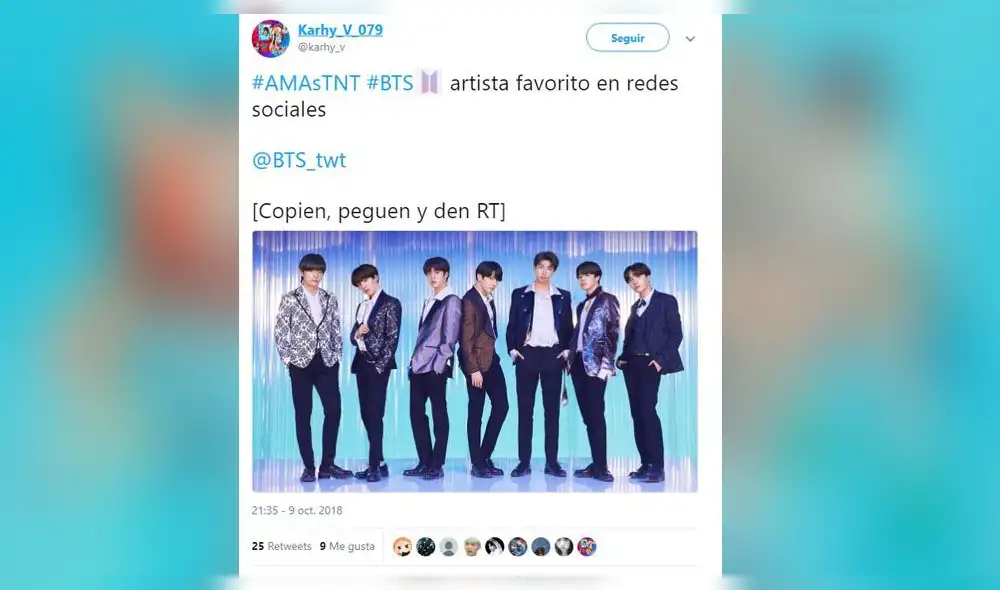 American Music Awards 2018: BTS se coronó como Artista Social Favorito y fans reaccionan