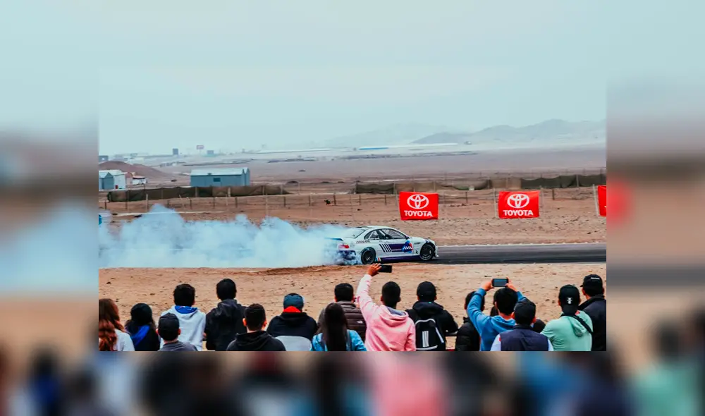 El Campeonato Nacional de Drifting llamó la atención de muchos espectadores.