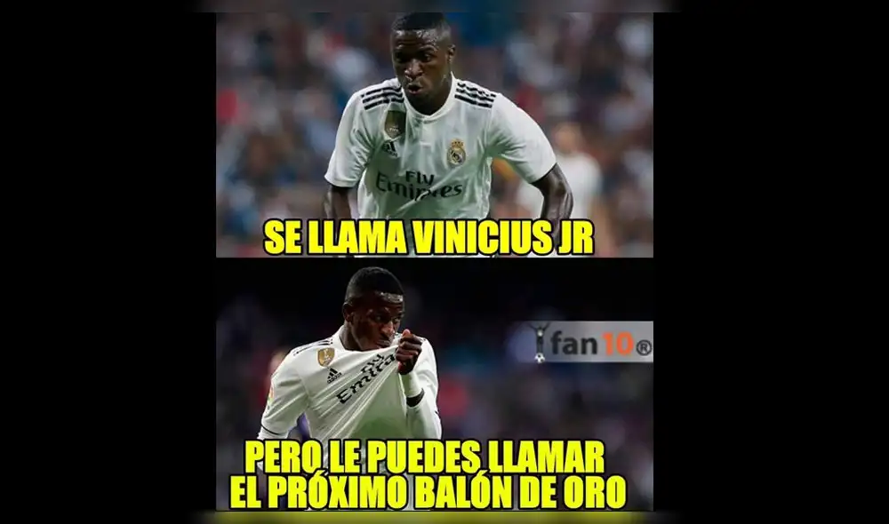 Facebook: hilarantes memes de Vinicius Jr en el triunfo del Real Madrid ante Valladolid