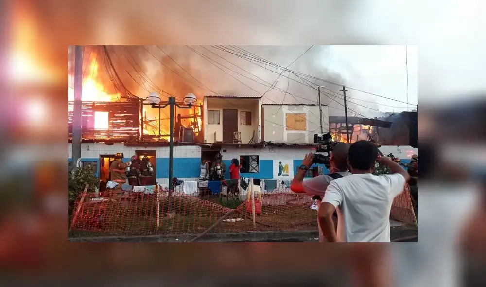 Jesús María: un muerto dejó incendio que consumió varias viviendas en avenida Garzón [VIDEO] 