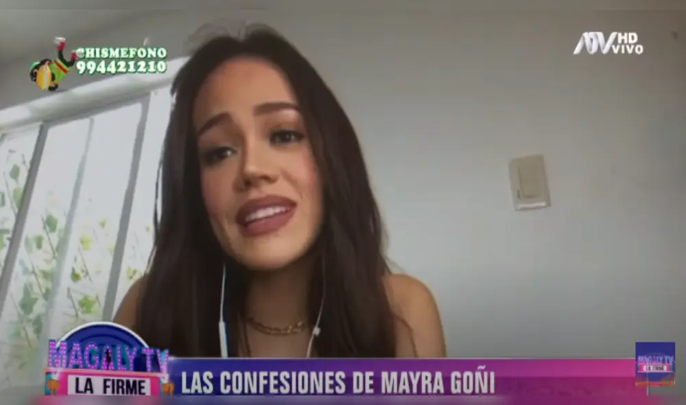 Mayra Goñi admite que su puso implantes de senos y se operó la nariz y no descarta la liposucción Mayra Goñi admite que su puso implantes de senos y se operó la nariz y no descarta la liposucción