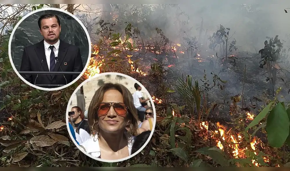 Leonardo DiCaprio, Anitta, JLo y otras celebridades se suman al #PrayforAmazonas