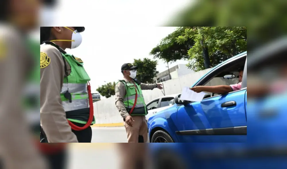 Pase vehicular. Créditos: Andina Pase vehicular. Créditos: Andina